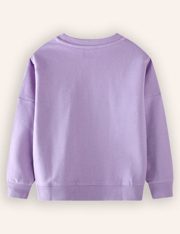 Cute Fairy Butterfly Embroidered Sweatshirt